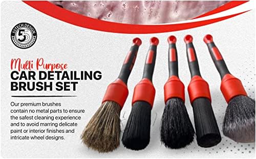 Preimum Car Detailing Brush Set by 55techMotors