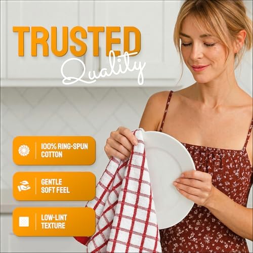 White Classic Premium Dish Towels - Image 2