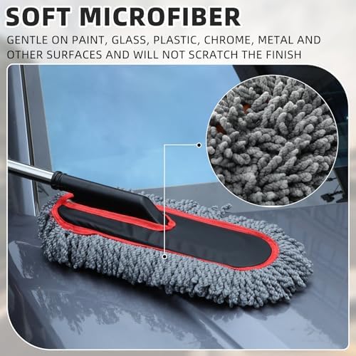 2 Pack Microfiber Car Duster Exterior Scratch Free - Image 2