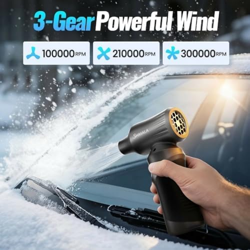Compressed Air Duster – Super Powerful 300, 000 RPM Cordless Air Duster - Image 4