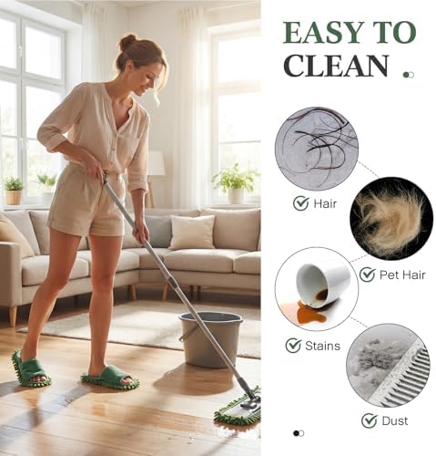 Jecery Microfiber Mop Slipper - Image 6