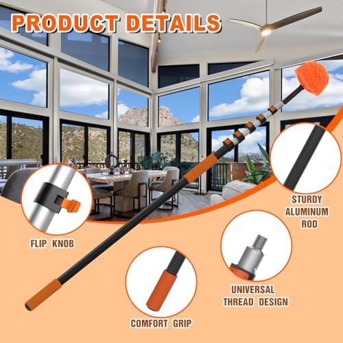SISUPASSIE 30FT Reach Cobweb Duster - Image 2