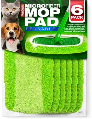 VanDuck Reusable Microfiber Mop Pads by VanDuck