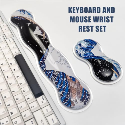 Gel Keyboard and Mouse Wrist Rest Set, Wrist Pad - Image 5