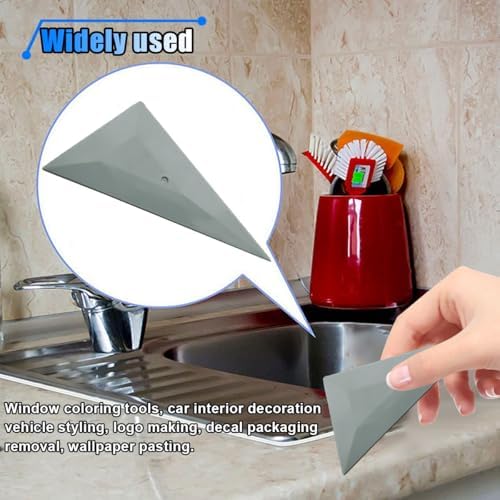 5PCS Triangle Contour Squeegee Car Window Tint Tools - Image 6