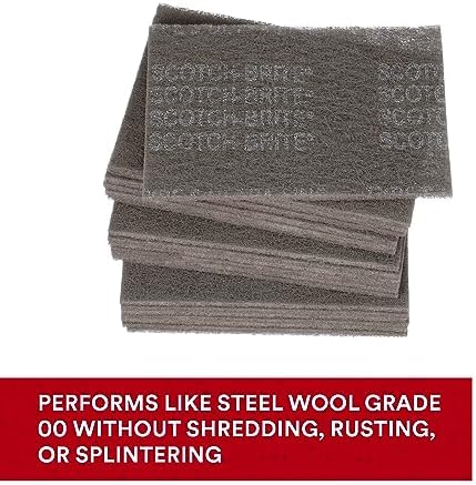 Scotch-Brite Ultra Fine Grade 7448 Hand Pad, 6 in x 9 in Hand Pads, Nonwoven - Image 4