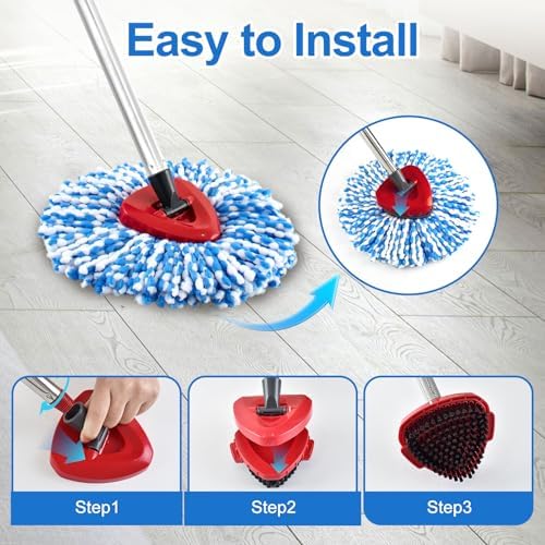 4 Pack Spin Mop Replacement Head - Image 6