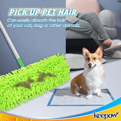 KEEPOW Reusable Microfiber Mop Pads Compatible - Image 4