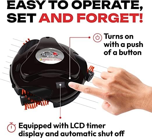 Grillbot Electric Grill Brush, Automatic Grill Cleaning Robot - Image 2