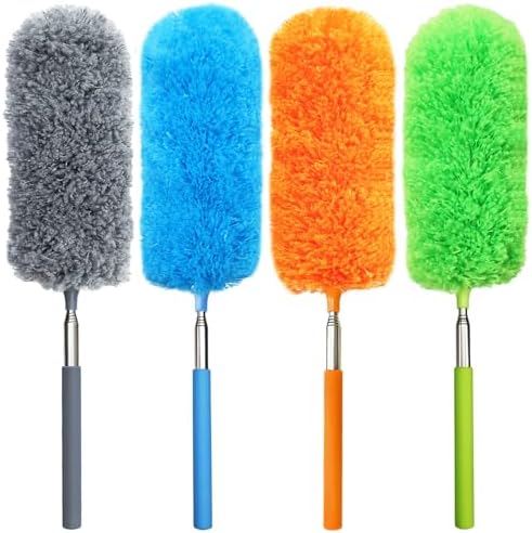 4 Pack Small Microfiber Feather Duster, by Unknown