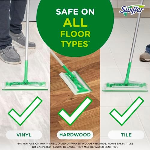 Swiffer Sweep + Mop, Wet Pads Refill, Floor Cleaner - Image 3