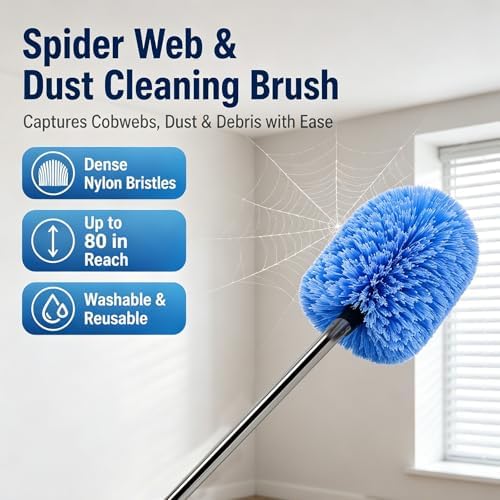 6.5 FT Cobweb Duster with Extension Pole - Image 7