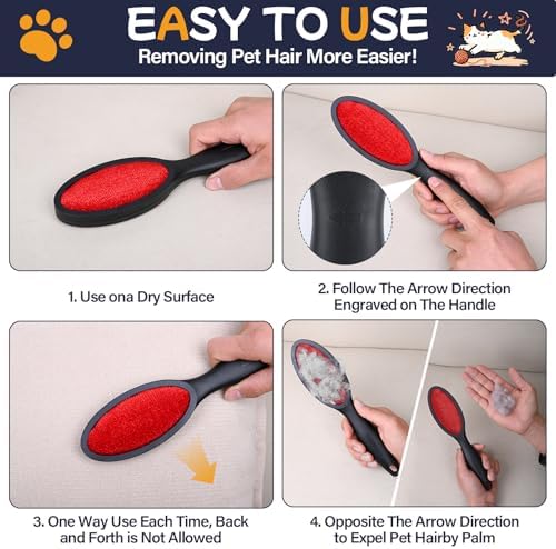 Magic Lint Remover Brush for Pet Hair, 3 Pack - Image 3
