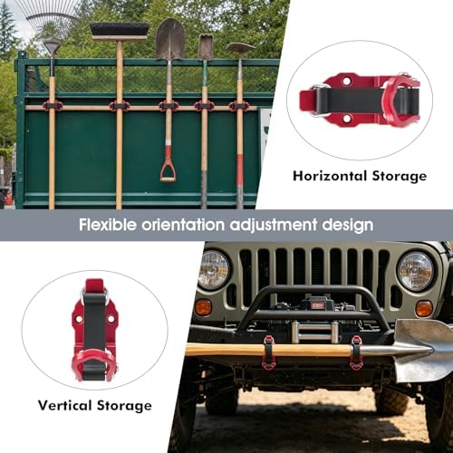 2 Pack Shovel Holder Wall Mount - Image 3
