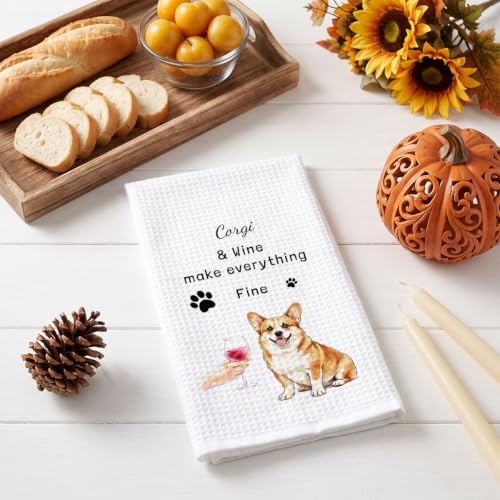 Cute Corgi Kitchen Towels Hostess Gift - Image 5