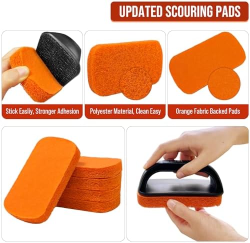Griddle Cleaning Kit for Blackstone, Non-Scratch Scouring Pads for Kitchen - Image 6