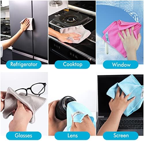 Streak Free Window Cleaning Cloth Miracle Microfiber Cloths - Image 6