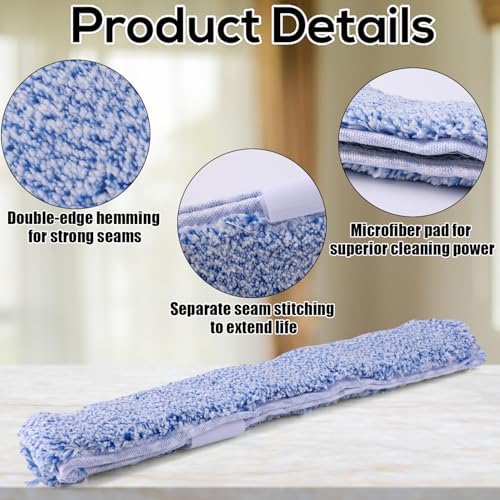 6pcs Pack Microfiber Window Cleaning Refill Replacement - Image 3