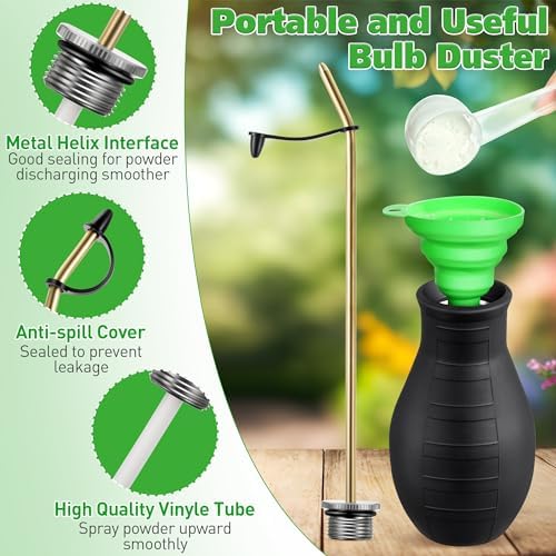 Diatomaceous Earth Powder Duster, 8OZ Garden Powder Applicator Dispenser - Image 4