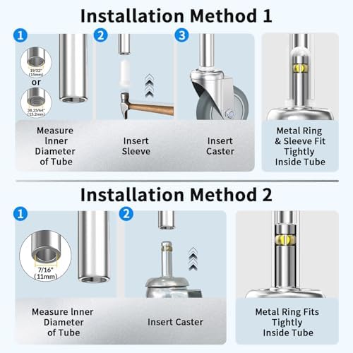 MySit 3 inch Stem Caster Wheels - Image 3
