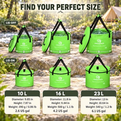 Freegrace Collapsible Water Bucket - Image 2
