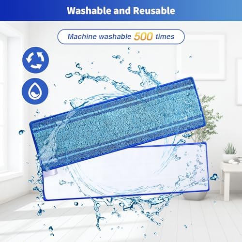 15-Pack Microfiber Mop Pads for Bona Mop- Washable Reusable Refills for Hardwood - Image 4