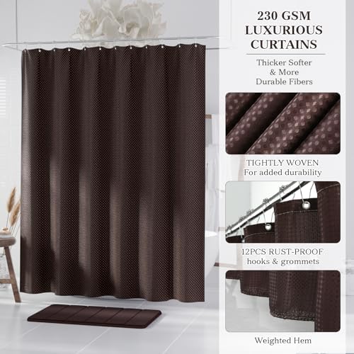 Brown Bathroom Accessories Set - Image 5