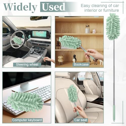 2 PCS Car Interior Duster with Extension Pole, Dusters - Image 7