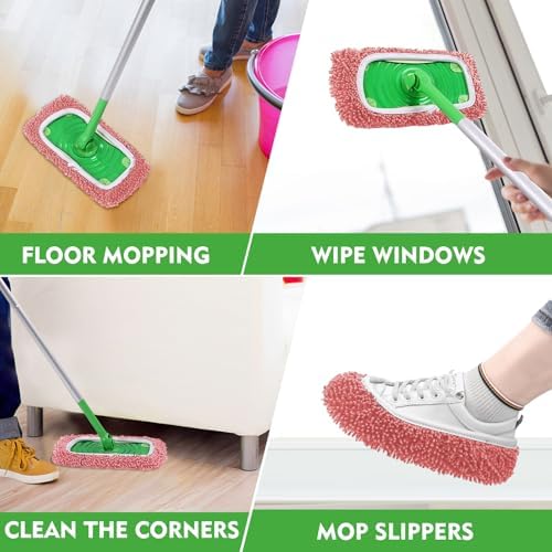 Reusable Microfiber Mop Pads Compatible - Image 5