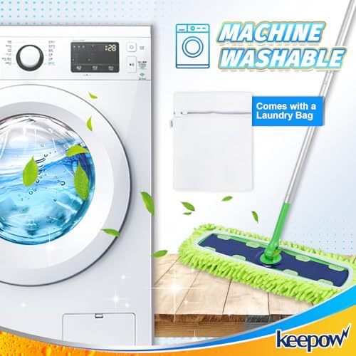 KEEPOW Reusable Microfiber Mop Pads Compatible - Image 7