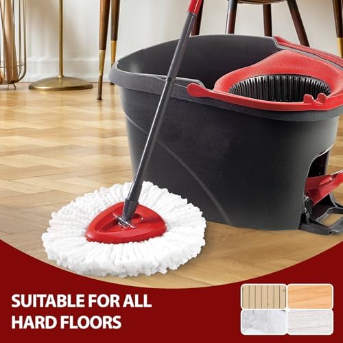 6 Heads + 1 Base Spin Mop Replacement Head - Image 3