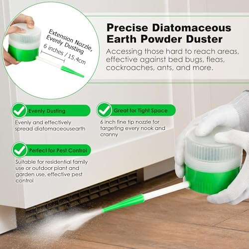Diatomaceous Earth Powder Duster Kit Powder Sprayer - Image 5