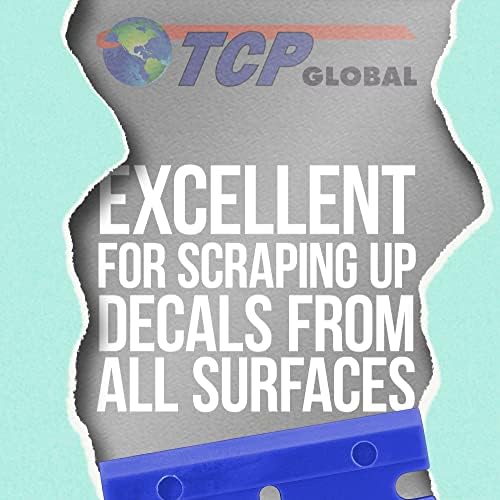 TCP Global 100 Piece Plastic Razor Scraper Blades - Image 3