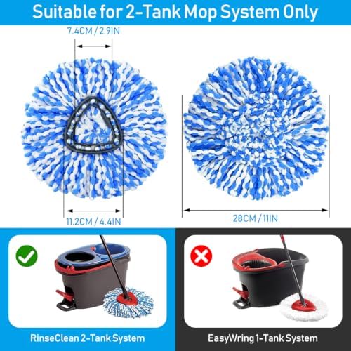 5Pcs Mop Replace Heads Compatible - Image 2
