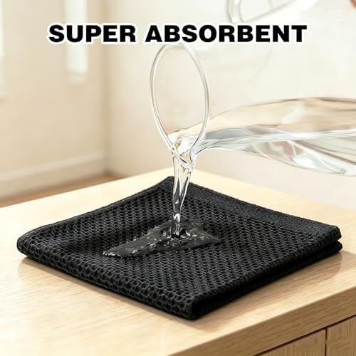 QUILTINA Kitchen Dish Cloths 6 Pack, 12 x 12 Inches - Image 5