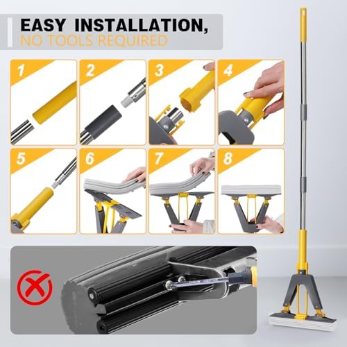 Masthome PVA Sponge Mops for Floor Cleaning - Image 5