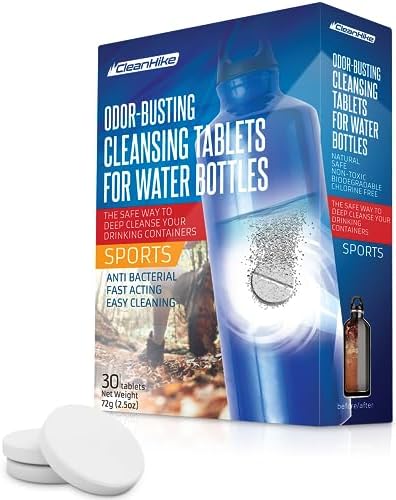 CleanHike Water Bottle Cleaning Tablets by CleanHikeOfficial