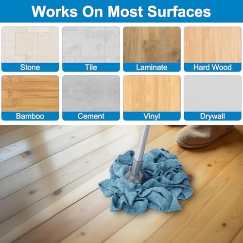 KeFanta Mops for Floor Cleaning, One Mop Handle - Image 3