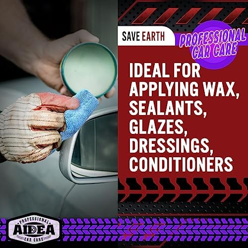 AIDEA Microfiber Applicator Pads-2 Pack, Car Wash Sponge - Image 2