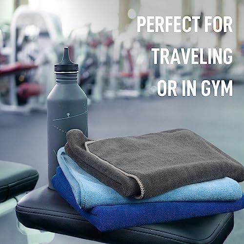 SINLAND Microfiber Gym Towels, Workout Sweat Towel 16x32In - Image 5