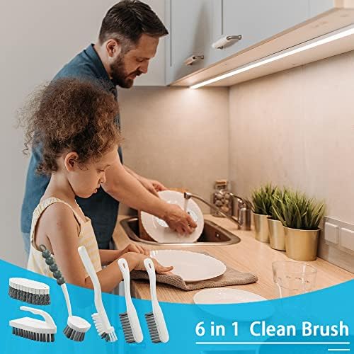 6 PCS Cleaning Brush, Scrub Brush Set - Image 5