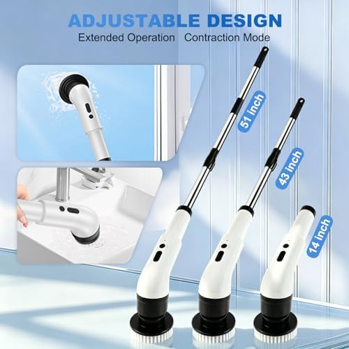 Electric Spin Scrubber, Cordless Shower Scrubber - Image 5