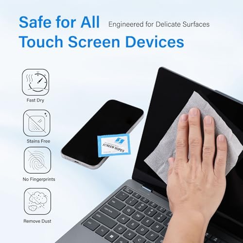 200 Count Screen Wipes, Screen Cleaner Wipes - Image 3