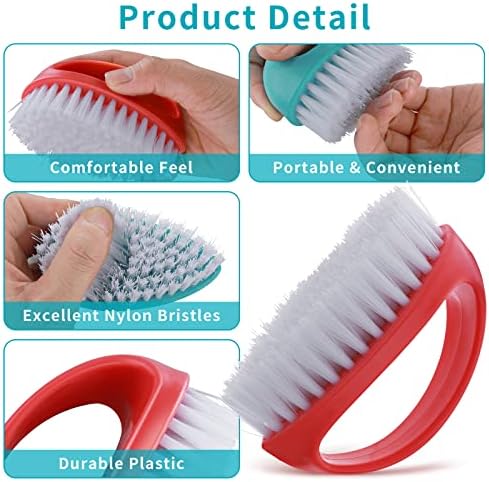 Cobee 2 Pack Hand Nail Brush for Cleaning Fingernails Durable Stiff Bristle - Image 5