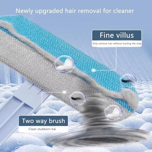 4 in 1 Pet Hair Remover with Glove, 17.7" Extra Long Handle Reusable Lint Brush - Image 2
