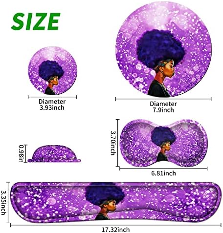 Ergonomic Keyboard Wrist Rests Gel Memory Foam Mouse Pad - Image 6