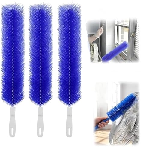 Bendable Microfiber Head, 2026 Fan Cleaner Brush Reusable Dust Remover Washable by Unknown