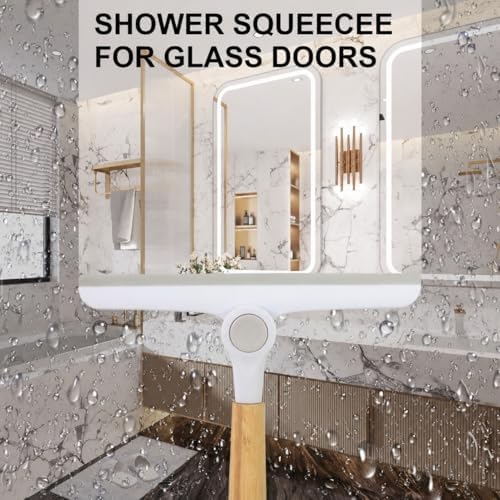 Window Squeegee for Glass Doors，All-Purpose 9.7” Window Cleaning Squeegee - Image 4