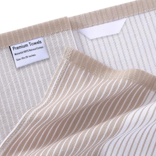 Homaxy Premium 100% Cotton Kitchen Towels 18"x28", 6 Pack - Image 3