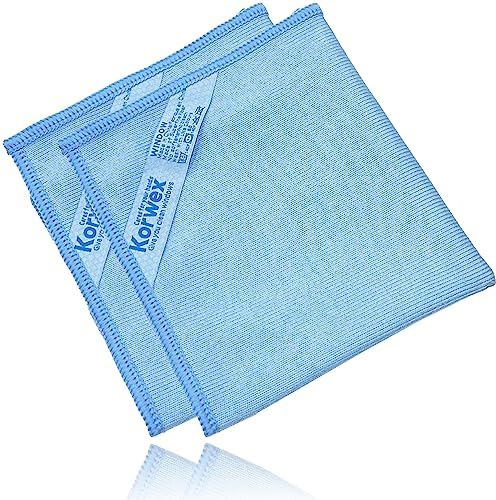Window Cleaning Cloth, Glass Cleaning Cloth, Streaks Schatches Free. by Korwex